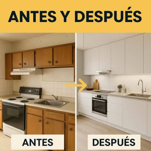 Reforma antes y después