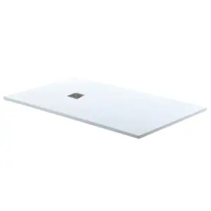 PLATO DE DUCHA RESINA RECTANGULAR BLANCO 80X120X3CM