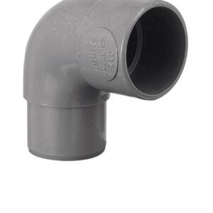 CODO 87º Ø40MM PVC BLANCO MACHO-HEMBRA