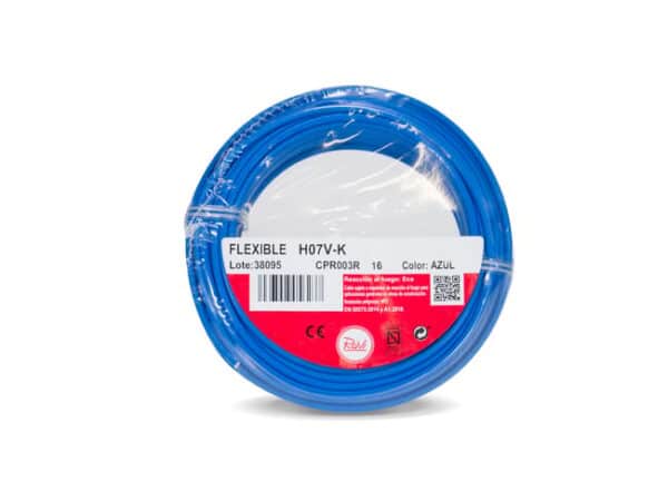 HILO FLEXIBLE H07V-K 2,5mm2 AZUL 25M