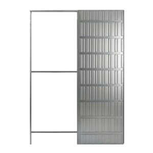 ESTRUCTURA PUERTA CORREDERA  10 CM HOJA 80 CM