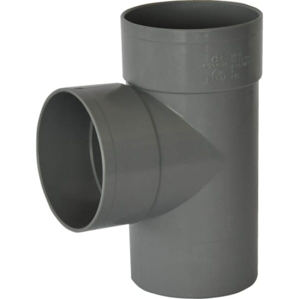 DERIVACIÓN 87º Ø125MM MACHO-HEMBRA PVC