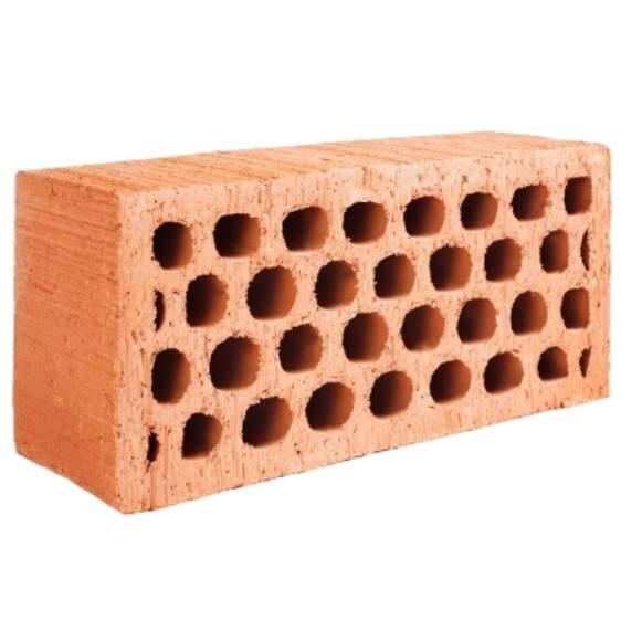 LADRILLO GERO RAYADO ROJO 28X13X9CM