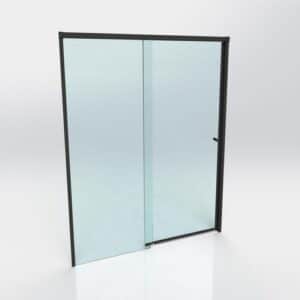 MAMPARA DE DUCHA FRONTAL DUSCHOLUX D0 PRO 120CM NEGRA