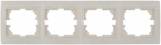 MARCO CUADRUPLE SERIE EUROPA BLANCO