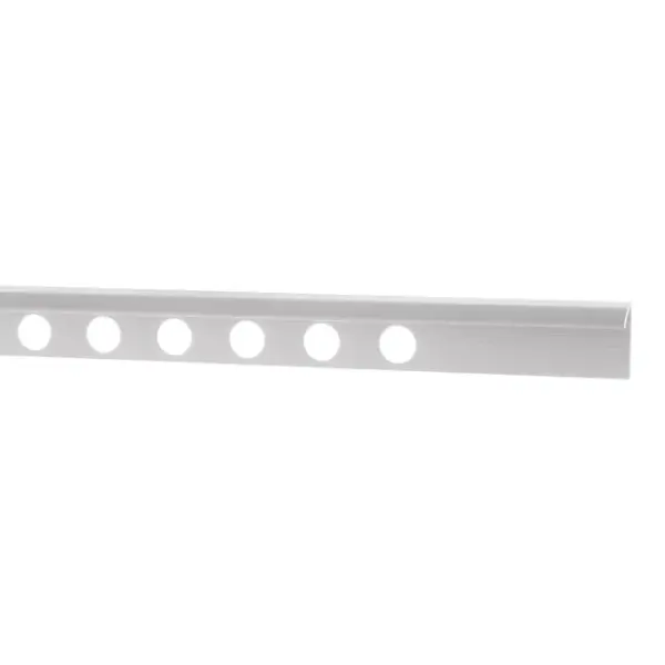PERFIL ESQUINA REDONDEADA ALUMINIO 10.5X2600 MM BLANCO