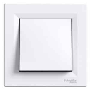 5 CONMUTADORES MONOBLOCK SERIE ASFORA BLANCO