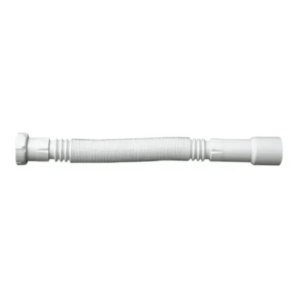 SIFÓN LAVABO EXTENSIBLE 1 1/4" BLANCO