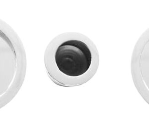 JUEGO TIRADOR Y EXTRACTOR PARA PUERTA CORREDERA NIQUELADO