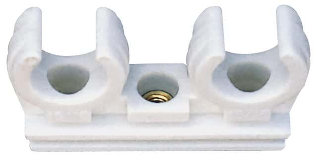 CLIP DOBLE FIJATUBO 20-22MM 5 UNIDADES