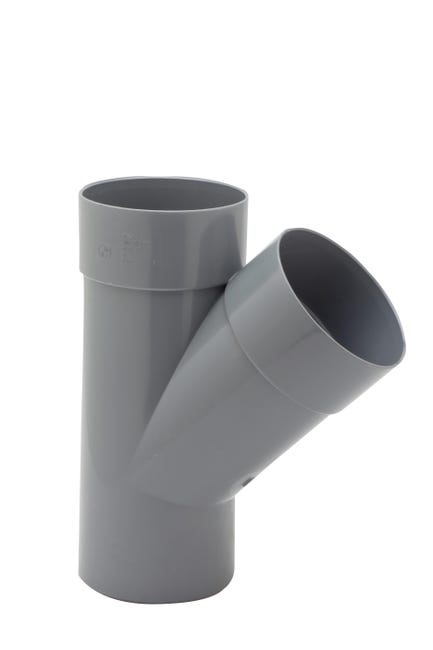 DERIVACIÓN 45º Ø110MM MACHO-HEMBRA PVC