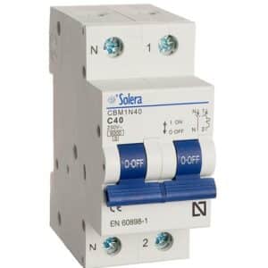 AUTOMÁTICO MAGNETOTÉRMICO 1 P+N 40A SOLERA