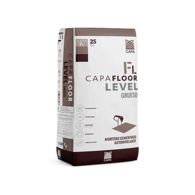 MORTERO AUTONIVELANTE CAPAFLOOR 20-50MM 25 KG