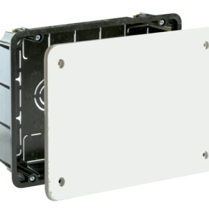 CAJA DE REGISTRO ELÉCTRICO 194X154X50MM PARA EMPOTRAR DE INTERIOR CON TAPA DE TORNILLO