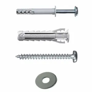 CONJUNTO FIJACION AIRE ACONDICIONADO 4 UDS FISCHER
