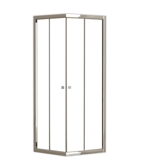 MAMPARA DE DUCHA CUADRADA CORREDERA CATANIA PRO 70X70CM CROMO