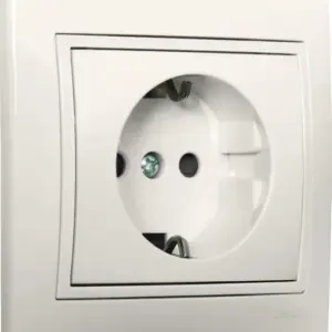 SCHUKO SERIE EUROPA BLANCO