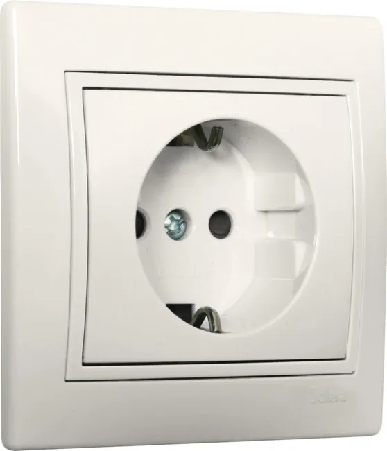 SCHUKO SERIE EUROPA BLANCO