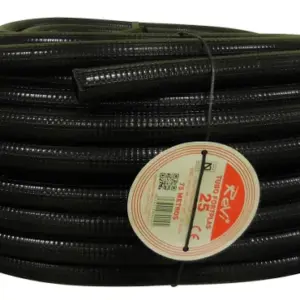 TUBO CORRUGADO REFORZADO NEGRO 25MM 75M