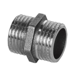 MACHÓN LATÓN CROMADO 1/2" MACHO ROSCAR-ROSCAR