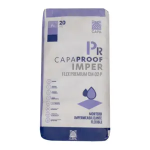 MORTERO IMPERMEABLE  CAPAPROOF FLEX PREMIUM 20KG