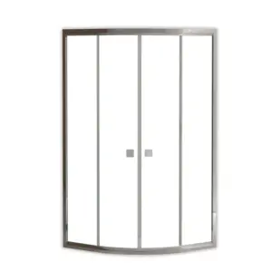 MAMPARA DE DUCHA CURVA CATANIA PRO 75X75CM CROMO