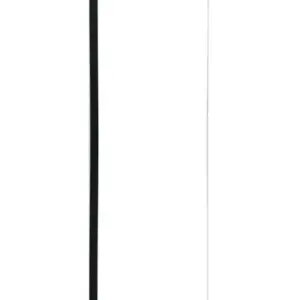 MAMPARA DE DUCHA FRONTAL FIJA CARIBE PRO 80CM NEGRO