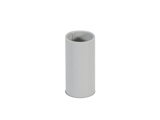 MANGUITO PVC ENCHUFABLE Ø20 MM GRIS