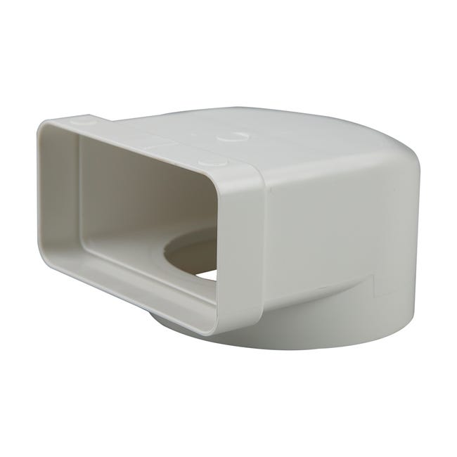 CODO MIXTO VERTICAL 90º Ø 100MM A 55 X 110 MM