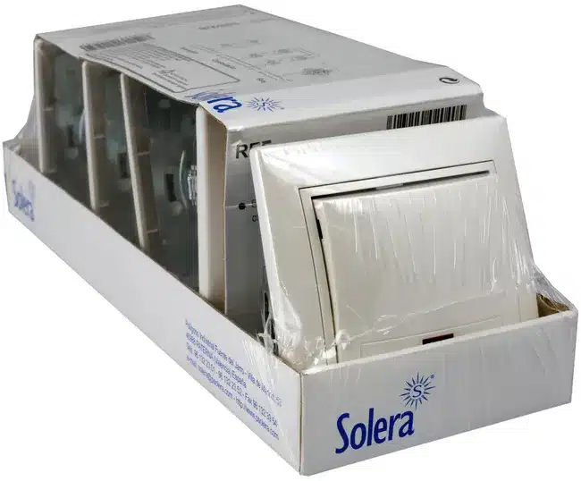 5 CONMUTADORES SERIE EUROPA BLANCO