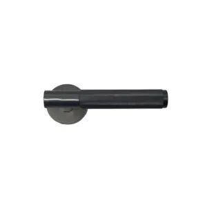 JUEGO  ROSETA REDONDA ALUMINIO 6243 ACABADO NEGRO