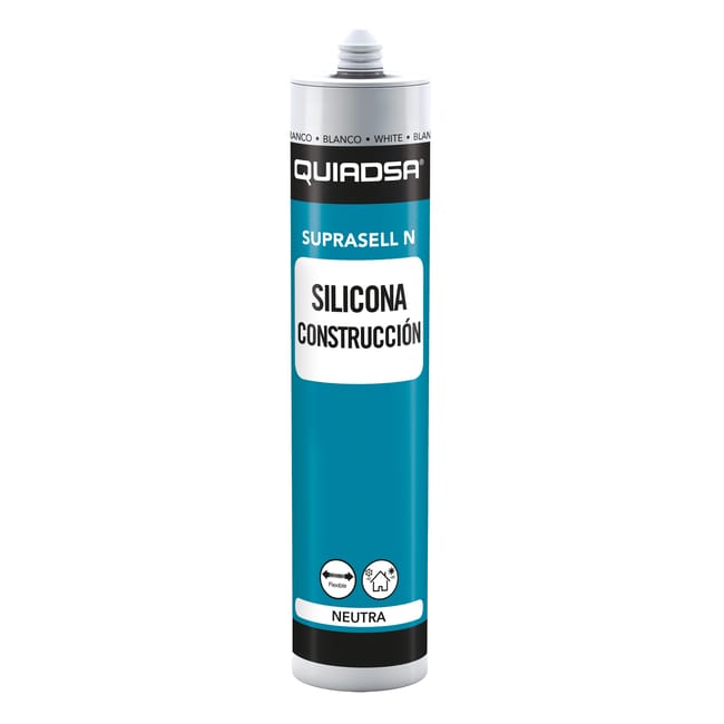 SILICONA NEUTRA PARA JUNTAS 280ML BLANCA
