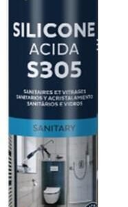 SILICONA ACIDA PARA BAÑOS Y COCINAS 280ML NEGRA