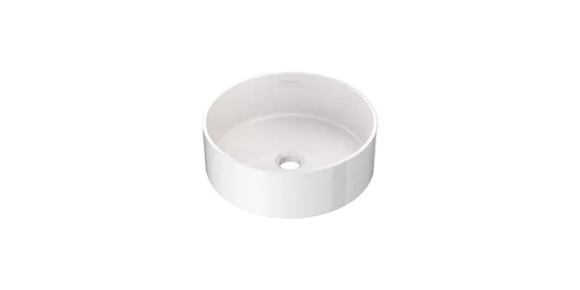 LAVABO SOBREPONER REDONDO 36CM BLANCO