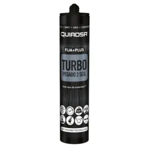 ADHESIVO SELLADOR TURBO QUIADSA 290ML GRIS