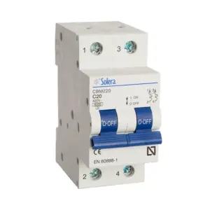 AUTOMÁTICO MAGNETOTÉRMICO 2P 20A SOLERA