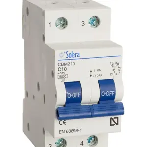 AUTOMÁTICO MAGNETOTÉRMICO 2P 10A SOLERA