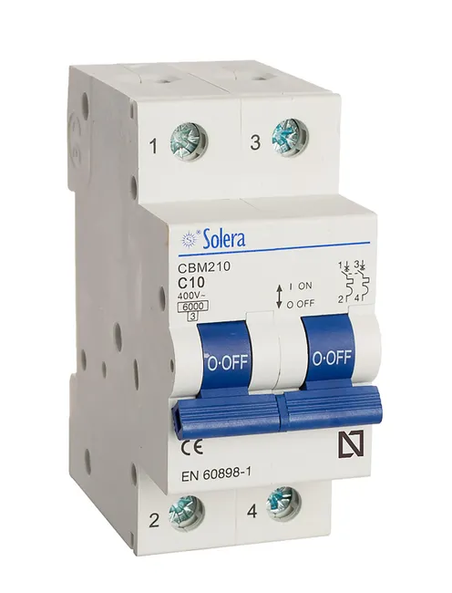 AUTOMÁTICO MAGNETOTÉRMICO 2P 10A SOLERA