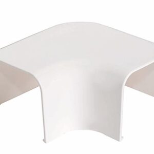 CURVA PLANA CANAL CLIMA 65X50MM BLANCO
