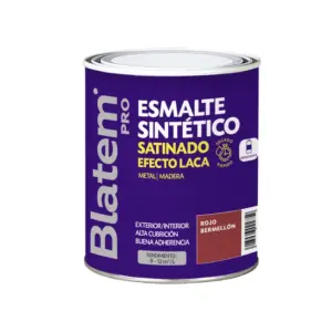 ESMALTE SINTETICO SATINADO 750ML ROJO BERMELLON