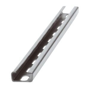 GUÍA CARRIL PERFORADA CINCADA 20X10X1X2000MM