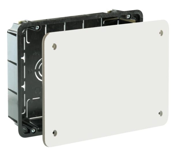 CAJA DE REGISTRO ELÉCTRICO 170X112X47MM PARA EMPOTRAR DE INTERIOR CON TAPA DE TORNILLO