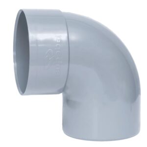 CODO PVC 87º Ø90MM MACHO-HEMBRA