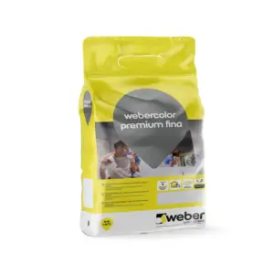 CEMENTO JUNTA FINA PREMIUM WEBER 5KG PERLA