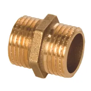 MACHÓN LATÓN 1/2" MACHO ROSCAR-ROSCAR