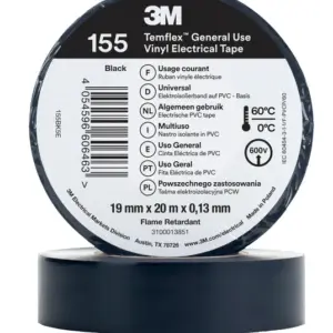 CINTA AISLANTE 3M 19MM X 20M NEGRO