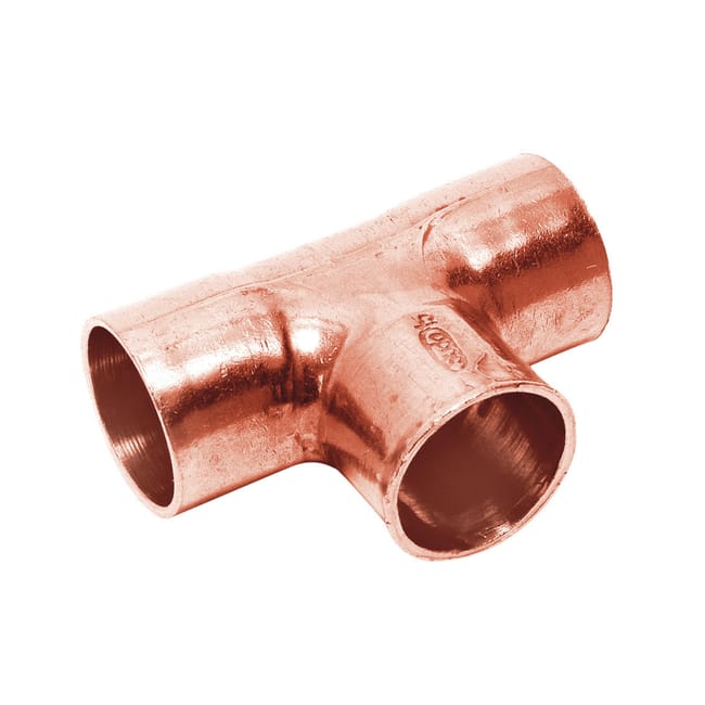 TE Ø15MM COBRE HEMBRA 4 UNIDADES