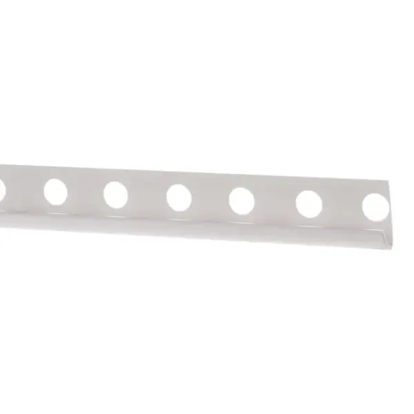 PERFIL ESQUINA REDONDEADA PVC 10.5X2600 MM BLANCO