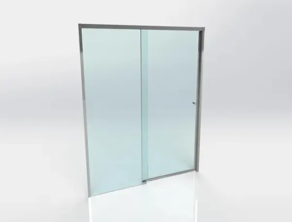 MAMPARA DE DUCHA FRONTAL CORREDERA DUSCHOLUX D0 PRO 120X200CM CROMO
