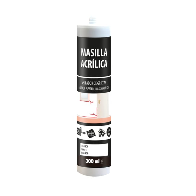 MASILLA ACRILICA PARA JUNTAS 300ML BLANCO